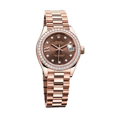 Rolex everose gold diamond